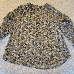 Meere Lane womans size 1X blouse, green